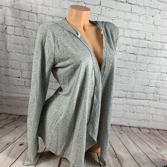 VS Victoria’s Secret Front Drape Hooded Cardigan - Picture 4 of 7